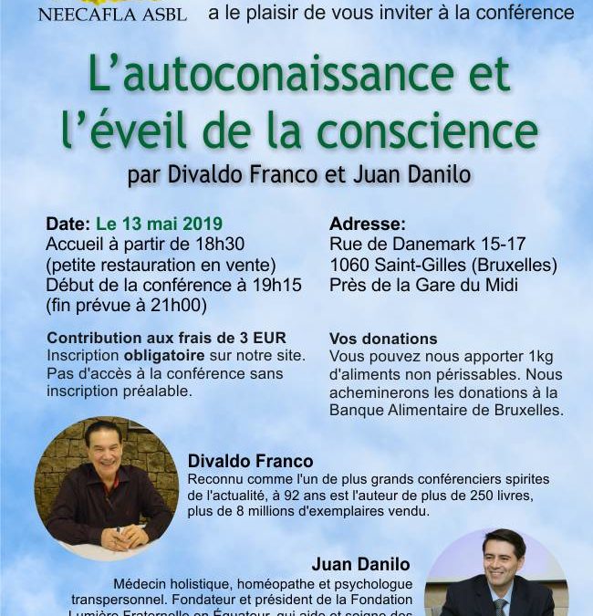 Conférence: L’autoconnaissance avec Divaldo Franco et Juan Danilo
