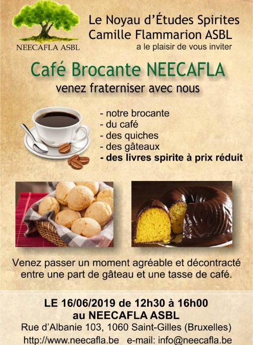 Café Brocante du NEECAFLA ce 16 Juin 2019