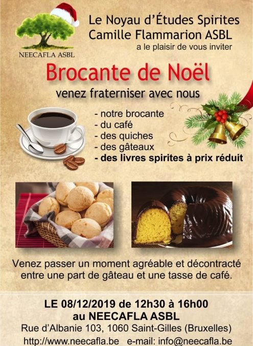 Brocante de Noel du NEECAFLA le 08 Décembre 2019