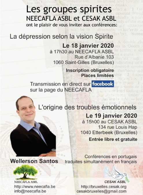 Conférences avec Wellerson Santos en Janvier 2020